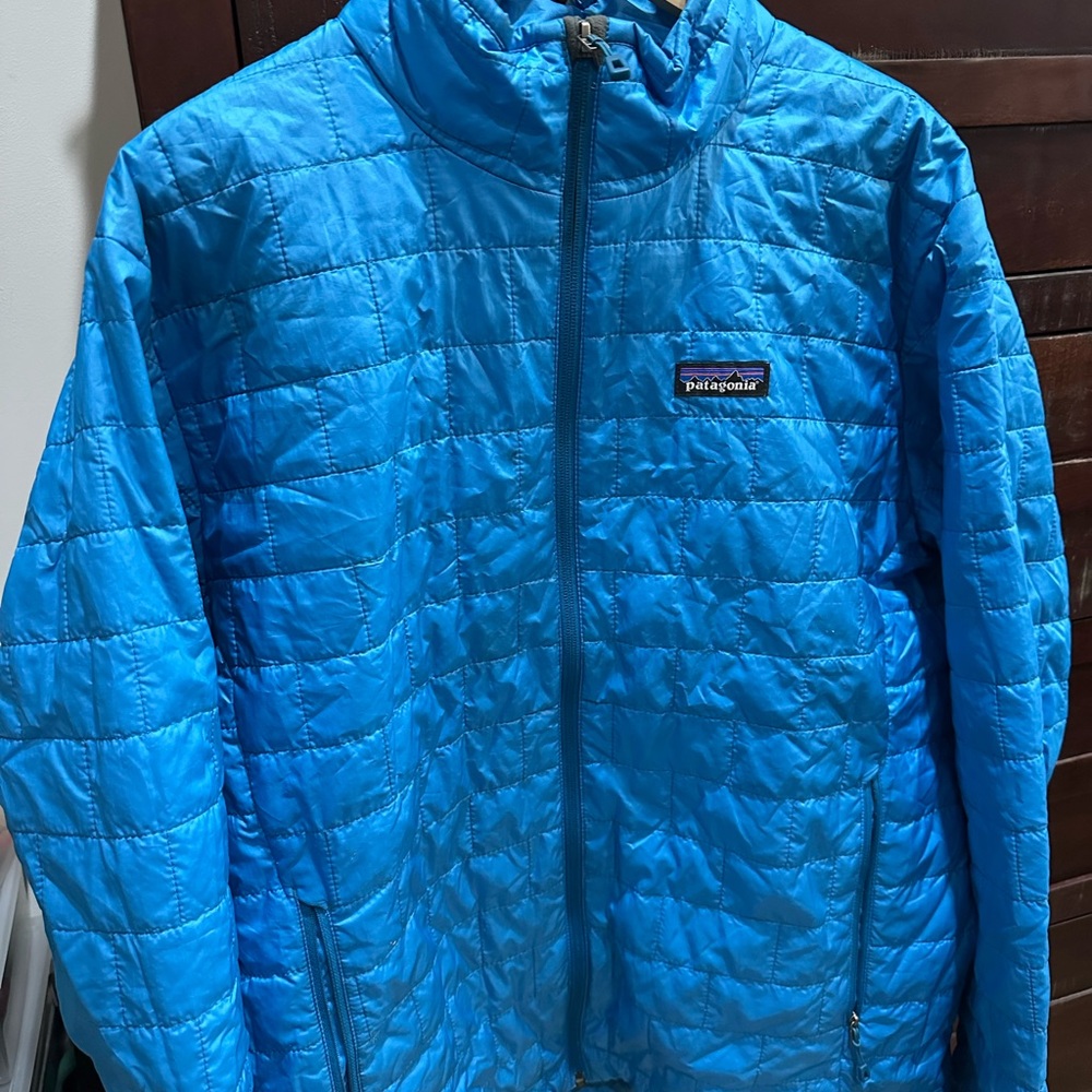 Patagonia Blue Quilted Jacket